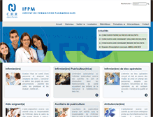 Tablet Screenshot of ifpm-orleans.fr